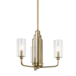  Люстра с прозрачными рифлеными цилиндрическими плафонами Kichler варинант исполнения - 1 | Loft Concept в Новосибирске