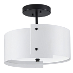 Потолочный светильник круглый светодиодный Semicircular White Panels белый варинант исполнения - 3 | Loft Concept в Новосибирске