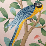 Обои ручная роспись Amazonia Florence Pink dyed silk варинант исполнения - 7 | Loft Concept в Новосибирске