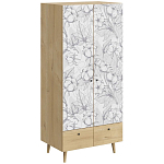 Шкаф с принтом Cotton варинант исполнения - 1 | Loft Concept в Новосибирске