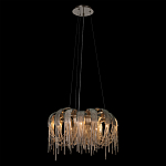 Люстра подвесная круглая с изогнутыми металлическими дугами и ниспадающими цепочками 65 см Atlantis Chain варинант исполнения - 11 | Loft Concept в Новосибирске
