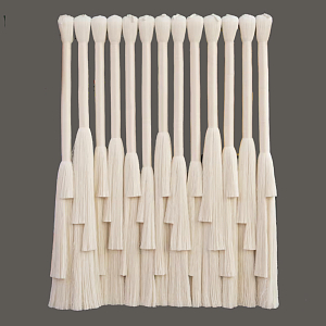 Декор на стену Белые Кисти Wall decor White Tassels
