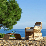 Плетеное кресло Madge Wicker Armchair варинант исполнения - 9 | Loft Concept в Новосибирске