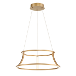 Люстра золотого цвета с 2-мя светодиодными кольцами Eurofase варинант исполнения - 2 | Loft Concept в Новосибирске