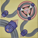 Плитка дизайнерская с узором Дива варинант исполнения - 4 | Loft Concept в Новосибирске