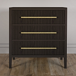 Комод Primo с 3 выдвижными ящиками Темный орех варинант исполнения - 1 | Loft Concept в Новосибирске
