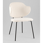 Стул Bellamy букле молочный варинант исполнения - 1 | Loft Concept в Новосибирске