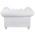 Кресло низкое с мягкой обивкой из велюра на 4-х ножках из массива березы Sophie Armchair white варинант исполнения - 3 | Loft Concept в Новосибирске