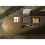 Дизайнерский рабочий стол из металла BLEVIO Table варинант исполнения - 4 | Loft Concept в Новосибирске