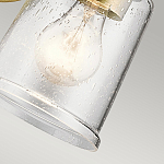 Бра с прозрачным стеклянным абажуром в форме цилиндра Kichler варинант исполнения - 8 | Loft Concept в Новосибирске