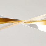 Люстра линейная с изогнутым плафоном Wave Line варинант исполнения - 8 | Loft Concept в Новосибирске