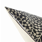 Подушка декоративная черного цвета Blossom Essence Grace варинант исполнения - 3 | Loft Concept в Новосибирске