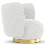 Кресло с обивкой букле Ambrose Boucle Armchair варинант исполнения - 3 | Loft Concept в Новосибирске
