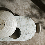 Дизайнерский рабочий стол из металла BLEVIO Table варинант исполнения - 7 | Loft Concept в Новосибирске