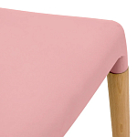 Пластиковый стул на ножках из массива бука Ferret Pink варинант исполнения - 7 | Loft Concept в Новосибирске