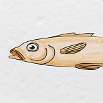 Плитка с узором Рыба Русалка варинант исполнения - 5 | Loft Concept в Новосибирске