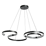 Люстра подвесная светодиодная в виде волнообразной ленты Ribbon Vortex варинант исполнения - 2 | Loft Concept в Новосибирске