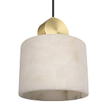 Подвесной светильник с круглым мраморным плафоном Marble square варинант исполнения - 5 | Loft Concept в Новосибирске