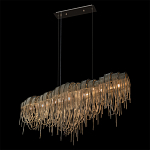 Люстра подвесная с металлическими дугами и длинными цепочками 115 см Atlantis Chain варинант исполнения - 14 | Loft Concept в Новосибирске