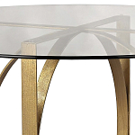 Стол обеденный круглый с основанием из 2-х пересекающихся колец Modern Geometric Silhouette варинант исполнения - 1 | Loft Concept в Новосибирске