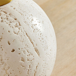 Настольная лампа на круглом основании из натурального камня Bartolomeo варинант исполнения - 1 | Loft Concept в Новосибирске