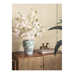 Ваза с зелеными цветочными и птичьими мотивами Vase Inspired by Nature варинант исполнения - 4 | Loft Concept в Новосибирске