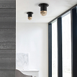 Потолочный светильник светодиодный с плафоном из натурального камня Purgatory варинант исполнения - 2 | Loft Concept в Новосибирске