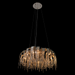 Люстра круглая подвесная с металлическими дугами и длинными цепочками 80 см Atlantis Chain варинант исполнения - 5 | Loft Concept в Новосибирске
