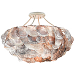 Потолочный светильник с каскадным абажуром из ракушек Sea Ravens варинант исполнения - 2 | Loft Concept в Новосибирске