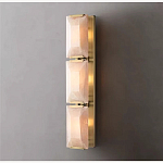 Бра из 3-х прямоугольных мраморных панелей Calling to Shine варинант исполнения - 4 | Loft Concept в Новосибирске