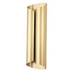 Бра с матовым цилиндрическим абажуром цвета латунь Monolith варинант исполнения - 1 | Loft Concept в Новосибирске