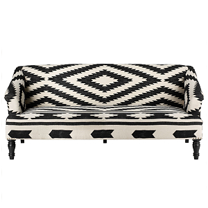 Диван Черно-Белый Келим KELIM Sofa