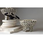 Чаша на ножках для фруктов или сухофруктов "Лонерно" варинант исполнения - 3 | Loft Concept в Новосибирске