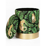 Пуф Leopards in the ferns варинант исполнения - 2 | Loft Concept в Новосибирске