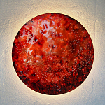 Светильник настенный «Красная Планета» варинант исполнения - 2 | Loft Concept в Новосибирске