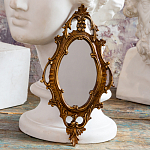 Зеркало настенное в ажурной раме бронзового цвета Classic Ornament Mirror варинант исполнения - 3 | Loft Concept в Новосибирске