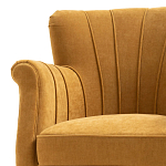 Кресло велюровое на ножках из массива ясеня Jessie Armchair варинант исполнения - 5 | Loft Concept в Новосибирске