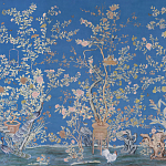 Обои ручная роспись Houghton Canton Blue варинант исполнения - 1 | Loft Concept в Новосибирске