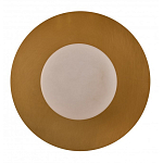 Бра круглое с плафоном из натурального камня на латунном основании Cryptocrystalline Stone варинант исполнения - 3 | Loft Concept в Новосибирске