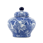 Ваза с крышкой в китайском стиле Гранатовое дерево Blooming Pomegranate варинант исполнения - 8 | Loft Concept в Новосибирске