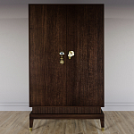 Платяной шкаф Elsa Dreams Walnut с 2-мя фасадами варинант исполнения - 3 | Loft Concept в Новосибирске