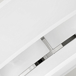 Потолочный светильник с двухслойным белым текстильным абажуром Hinkley варинант исполнения - 12 | Loft Concept в Новосибирске