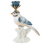 Фарфоровый подсвечник с птицей Eden Garden варинант исполнения - 1 | Loft Concept в Новосибирске