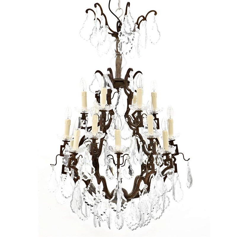 Люстра Luster Chateau de Chatillon Латунь Прозрачный (Transparent) в Новосибирске | Loft Concept 