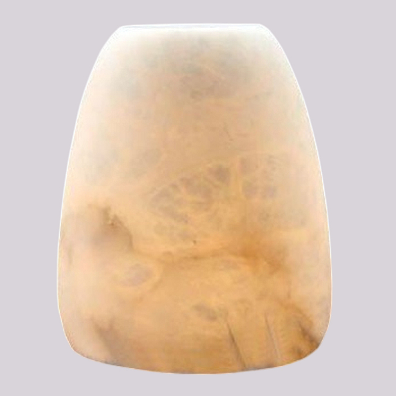 Настольная лампа в форметрапеции из натурального камня Soft Glow of Stone Латунь Белый Настольная лампа в форметрапеции из натурального камня Soft Glow of Stone Латунь Белый в Новосибирске | Loft Concept