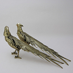Статуэтка бронзовая пара Фазаны Bronze Birds варинант исполнения - 2 | Loft Concept в Новосибирске