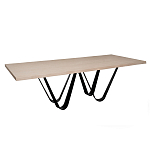 Стол обеденный на изогнутых ножках Consonance варинант исполнения - 2 | Loft Concept в Новосибирске