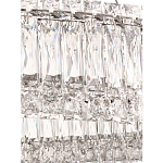 Люстра подвесная круглая из прозрачного хрусталя с корпусом из металла цвета хром Selfsufficient варинант исполнения - 6 | Loft Concept в Новосибирске