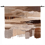 Тканый вручную монументальный настенный гобелен Earth Flow варинант исполнения - 6 | Loft Concept в Новосибирске