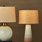 Настольная лампа фарфоровая с узором на корпусе Junction Place варинант исполнения - 4 | Loft Concept в Новосибирске